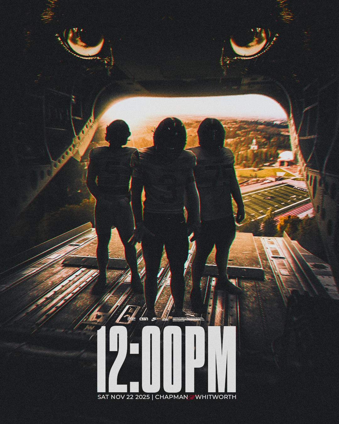 Chapman Athletics, Game Day campaign graphic